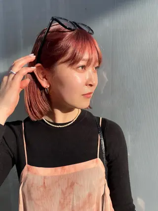 ショート カラー 松永 梨央のヘアスタイル