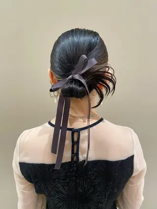 ヘアアレンジ ベージュ/アレンジ /横浜/杉本千夏のヘアスタイル