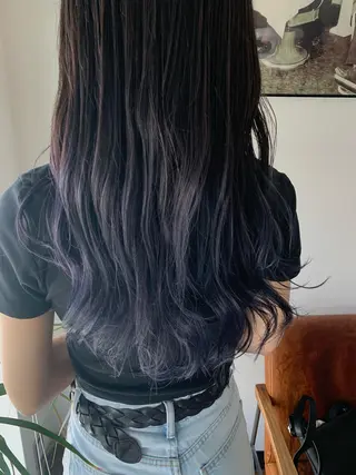 ロング カラー SUPERCOOL and RICO.所属・宇野井 勝太のヘアスタイル