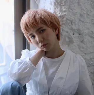 ショート カラー MIZUHO / ダブルカラー髪質改善のヘアスタイル