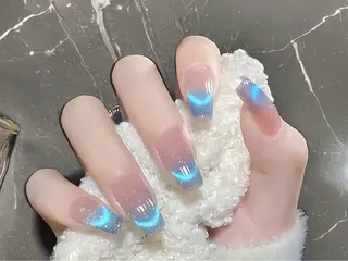 ミディアム Hanaai salon あまねのネイルデザイン