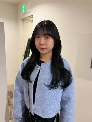 ロング カラー 🟡ひろの/ツヤ カラー/髪質改善🟡のヘアスタイル