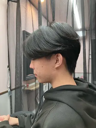 パーマ メンズ カット無料‪✂︎‬ 清水 真之介のヘアスタイル