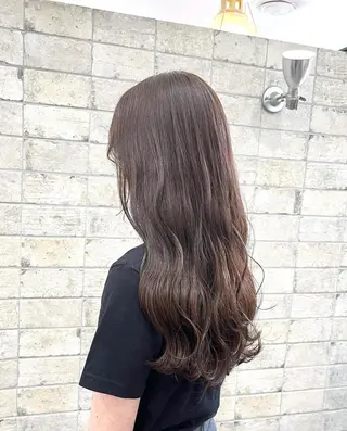 ロング カラー 橋本 桂のヘアスタイル