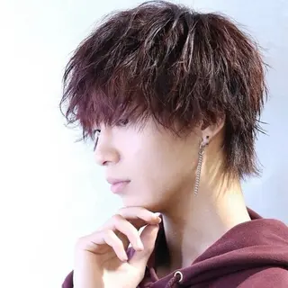 カラー メンズ メンズ特化/パーマ/ ブリーチ/福島 千颯のヘアスタイル