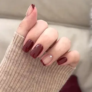 ネイル RAFFINE 月🦋🩵のネイルデザイン