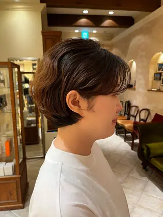 ショート 田内 満里奈のヘアスタイル