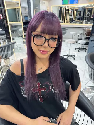 ロング カラー Lapis渋谷本店 Rikoのヘアスタイル