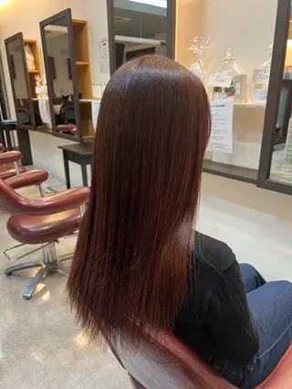 ロング カラー 吉岡 なみのヘアスタイル