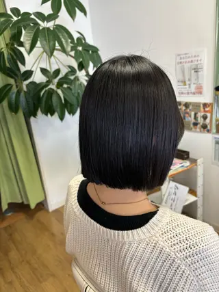 ショート SALOWIN 岡山店所属・ボブ/艶カラー/ manaka 🥣のヘアスタイル