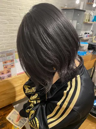 セミロング カラー nail chiaのネイルデザイン