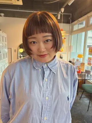 ショート 髪質改善 透明感shihoのヘアスタイル