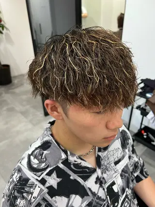 ショート カラー パーマ メンズ Ciel所属・メンズ専門店 / Cielのヘアスタイル