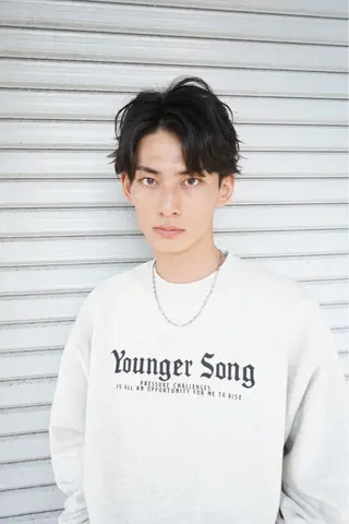 ショート パーマ メンズ 辻堂メンズ特化 YU-YAのヘアスタイル