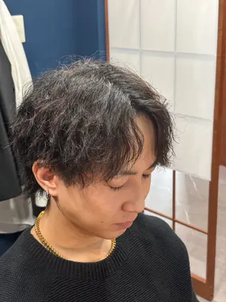 ミディアム 日々所属・相澤 拓馬のヘアスタイル