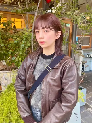 ミディアム カラー 小岩 荘太のヘアスタイル