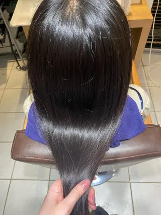 ロング カラー 柔らかい縮毛矯正/ ボブ/北林のヘアスタイル