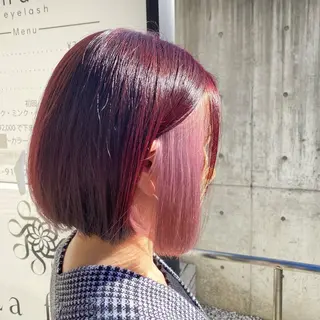 ショート カラー ヘアアレンジ La fith hair Bathたまプラーザ店所属・ダブルカラー🌈 yuraのヘアスタイル
