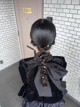 ヘアアレンジ 推し活＊イベントヘア 💕ゆり🐈🐾のヘアスタイル