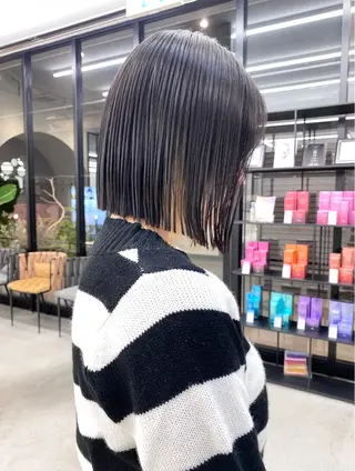 ショート 地毛風縮毛/ 巻ける縮毛/山下凌生のヘアスタイル