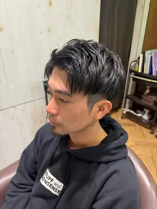 ショート メンズ 溝口 槙里也のヘアスタイル