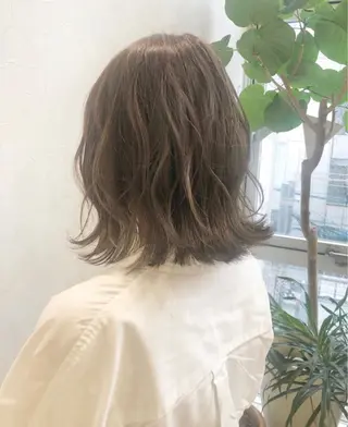 ミディアム カラー nakahara madokaのヘアスタイル