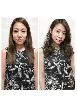 セミロング Elsa エルサのヘアスタイル