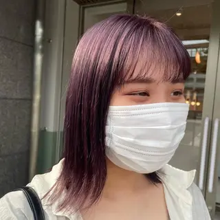 カラー BLANCA　HAIR西尾所属・新納 杏奈のヘアスタイル