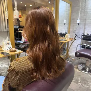 ロング カラー 艶カラー/縮毛矯正‎ 💛Sakiのヘアスタイル