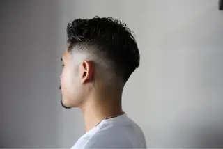 ショート カラー パーマ ヘアアレンジ メンズ キッズ ネイル マツエク・マツパ アイブロウ メンズ専門/パーマ/ フェード/みづきのヘアスタイル