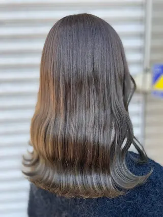 セミロング カラー IORI #韓国ヘア#髪質改善のヘアスタイル