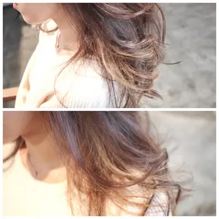 セミロング カラー BOB🌟ハイトーン /ブリーチ/TAKUのヘアスタイル