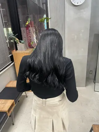 ロング カラー 榛葉 夢乃のヘアスタイル