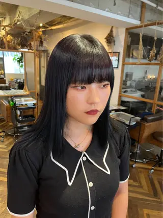 ミディアム カラー HOMIE TOKYO所属・sora / 渋谷 / ハイトーンのヘアスタイル