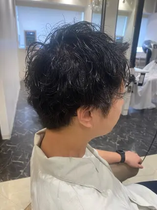 ショート パーマ 失敗しないパーマ 赤塚雄輝のヘアスタイル