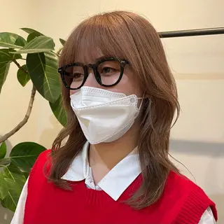 ミディアム カラー FRANK所属・こいけ みきののヘアスタイル