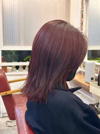 ミディアム カラー 村上 滉弥のヘアスタイル