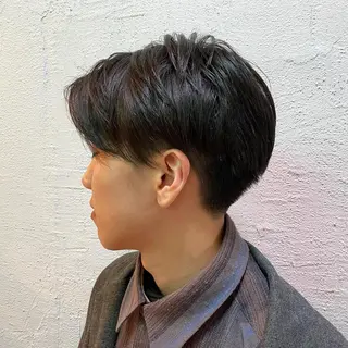 ミディアム メンズ 美髪改善・ブリーチ tadasuke⭐️のヘアスタイル