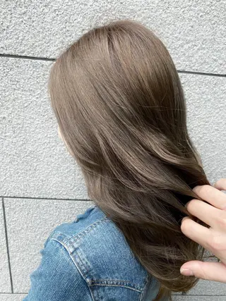 セミロング 藤野 陵平のヘアスタイル