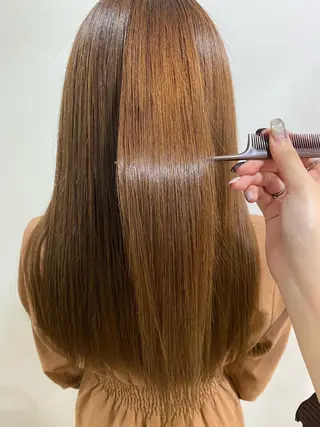 ロング たなか もえなのヘアスタイル