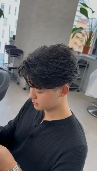 パーマ メンズ パーマ特化 まなるのヘアスタイル