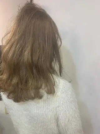 セミロング カラー 中園 祥吾のヘアスタイル