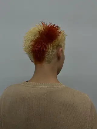 カラー メンズ yuan tanakaのヘアスタイル