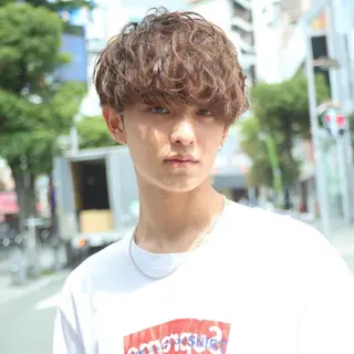ショート パーマ メンズ 【メンズヘアの匠】 タニ　心斎橋　アメ村のヘアスタイル