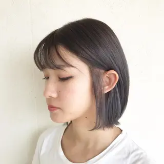 ショート カラー 西山 雄基のヘアスタイル