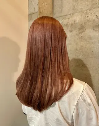 セミロング カラー canvas anew.所属・樽井 花音のヘアスタイル