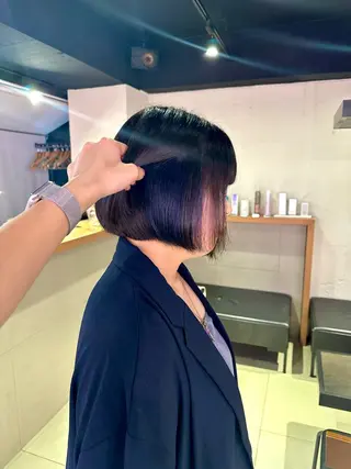 ショート カラー 🐺ウルフオタク🐺 ハイトーン/moeのヘアスタイル