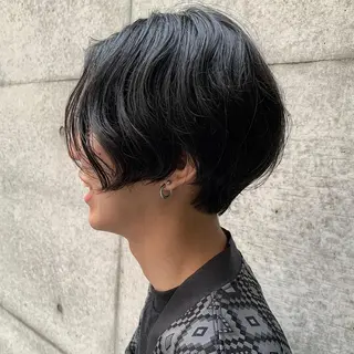 ミディアム カラー パーマ メンズ 南堀江🌿パーマ Tetsu【テツ】のヘアスタイル