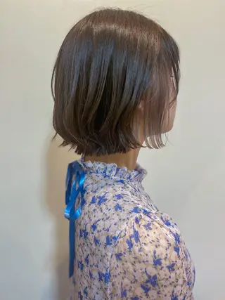ミディアム カラー ✴︎ヒラガカナ✴︎ ECLAT HAIRのヘアスタイル
