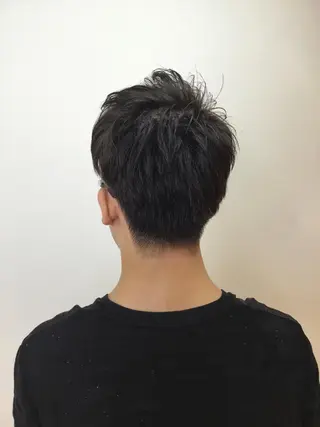 ショート カラー メンズ 齋藤 らいのヘアスタイル